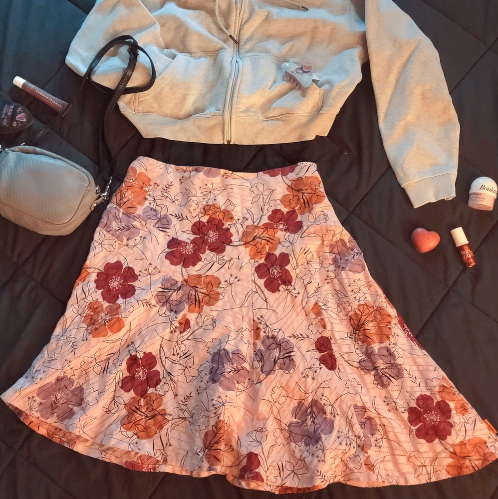 y2k Billabong Cotton Floral Skirt